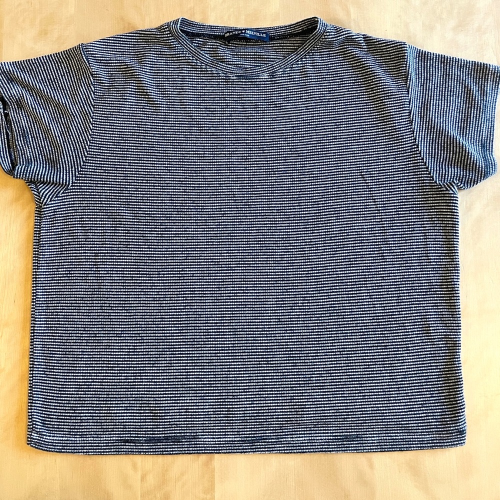 Brandy Melville one size stripe t-shirt